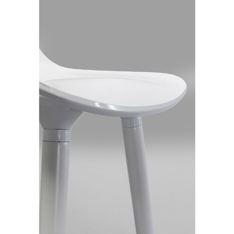 Bar Chair York White 75cm